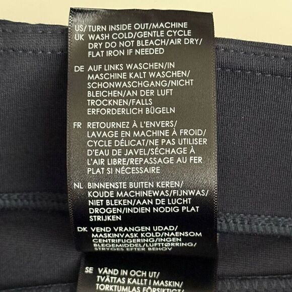 Liverpool Navy Blue Mini Ponte Skirt - US 8P - Picture 9 of 9